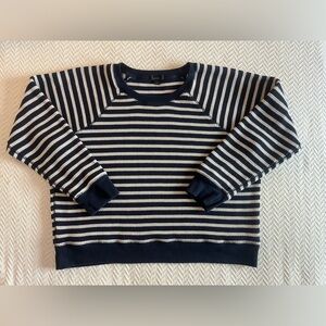 J Crew Striped Sweatshirt